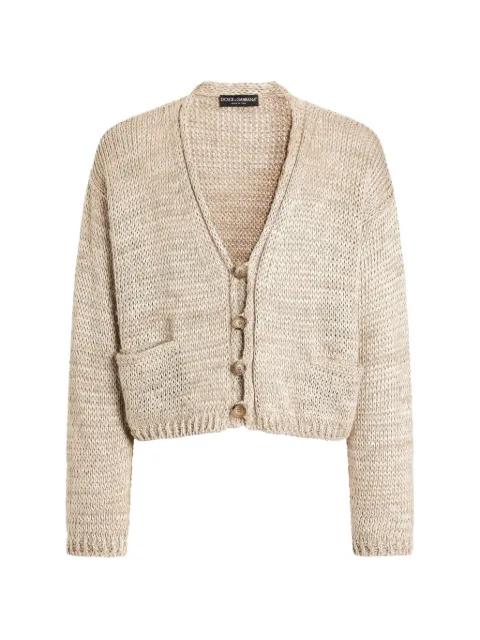pocket button cardigan by DOLCE&GABBANA