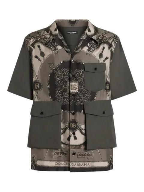 pocket patterned shirt by DOLCE&GABBANA