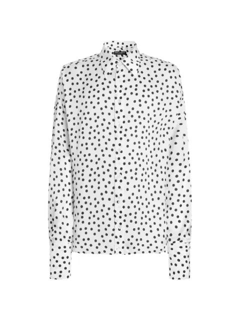 polka dot button shirt by DOLCE&GABBANA