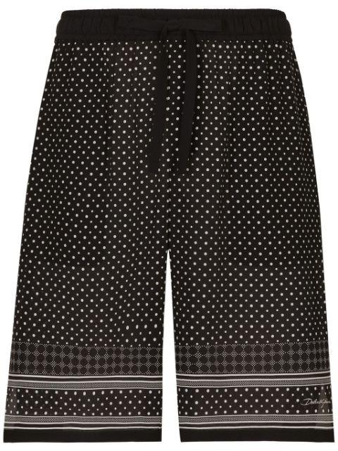 polka dot-print shorts by DOLCE&GABBANA