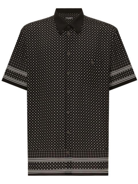 polka-dot silk shirt by DOLCE&GABBANA