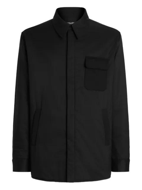 polo-collar shirt jacket by DOLCE&GABBANA