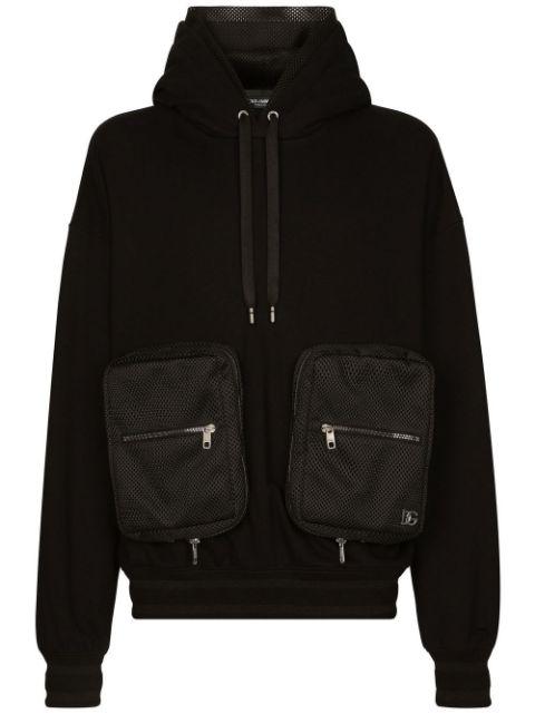 pouch-pocket hoodied jacket by DOLCE&GABBANA