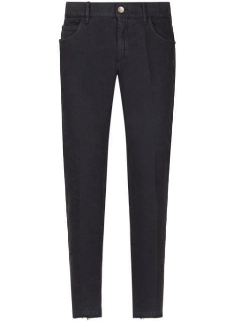 pressed-crease slim-cut jeans by DOLCE&GABBANA