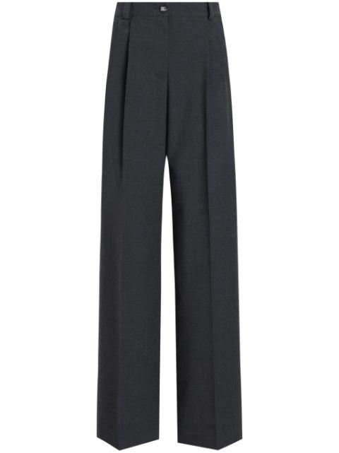 pressed crease straight-leg trousers by DOLCE&GABBANA