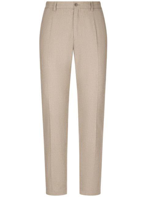 pressed-crease tailored trousers by DOLCE&GABBANA