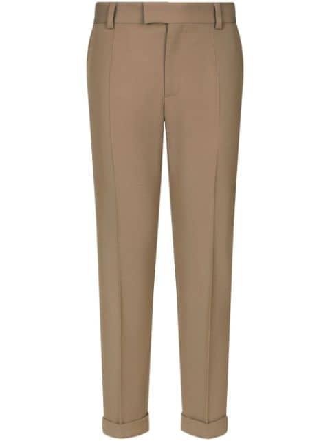 pressed-crease tapered trousers by DOLCE&GABBANA