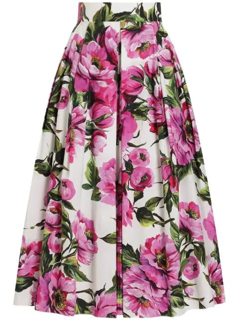 printed midi skirt by DOLCE&GABBANA