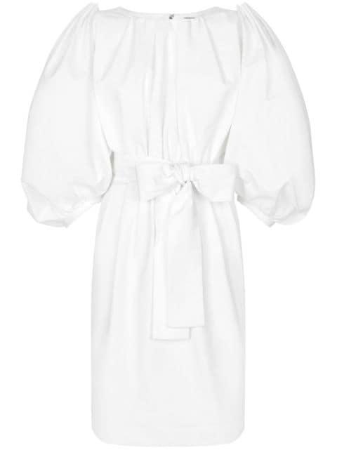 puff-sleeve cotton dress by DOLCE&GABBANA