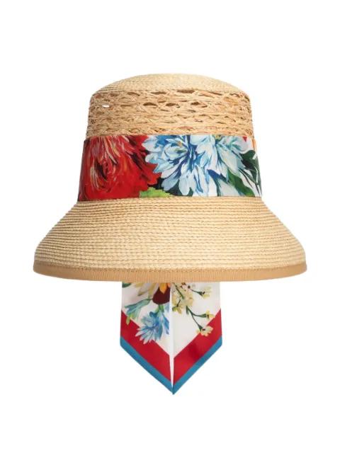 raffia sun hat by DOLCE&GABBANA