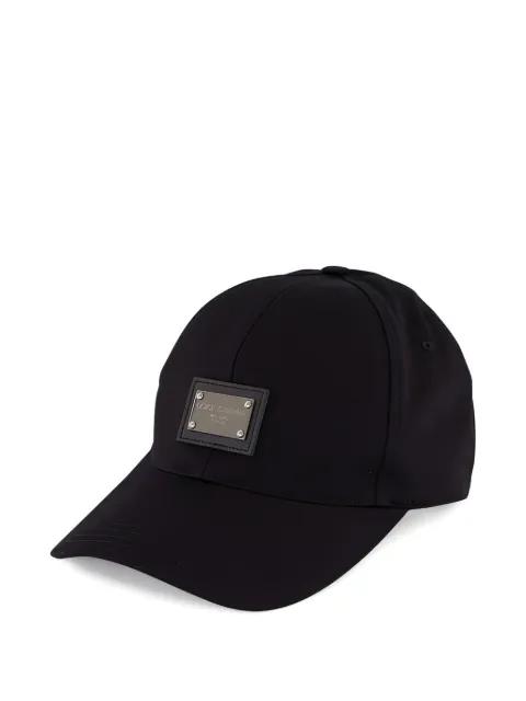 rapper logo-plaque baseball cap by DOLCE&GABBANA