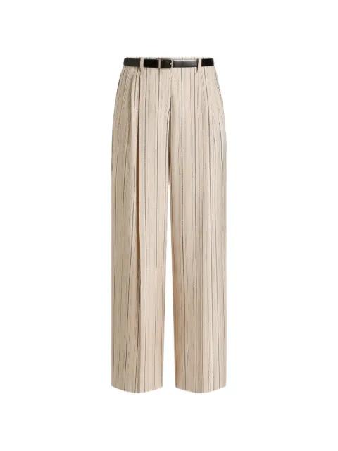 regimental pinstripe trousers by DOLCE&GABBANA
