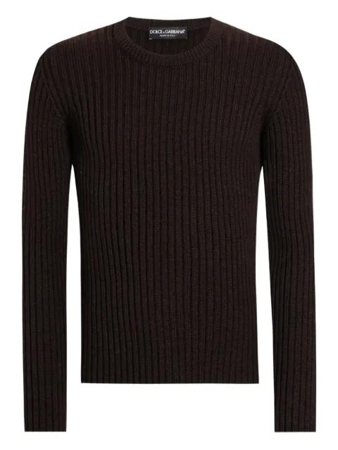ribbed knit jumper by DOLCE&GABBANA