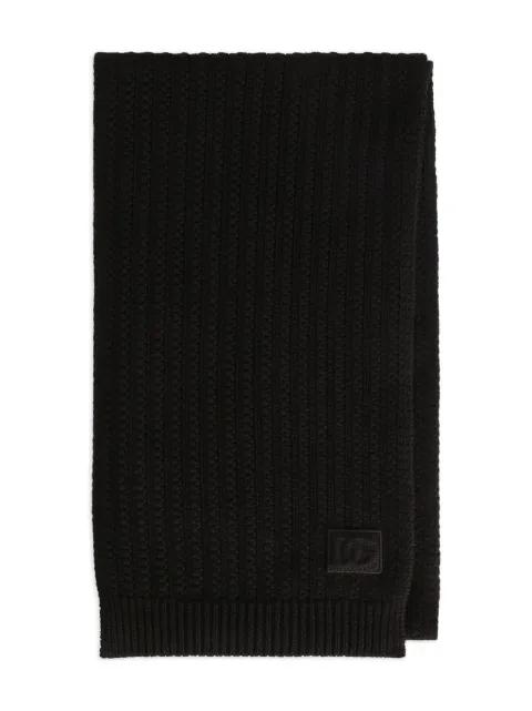 ribbed knit scarf by DOLCE&GABBANA