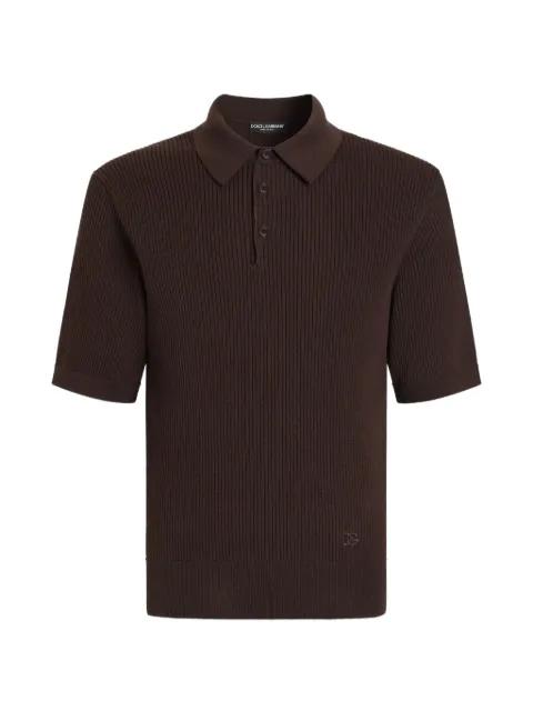 ribbed polo shirt by DOLCE&GABBANA