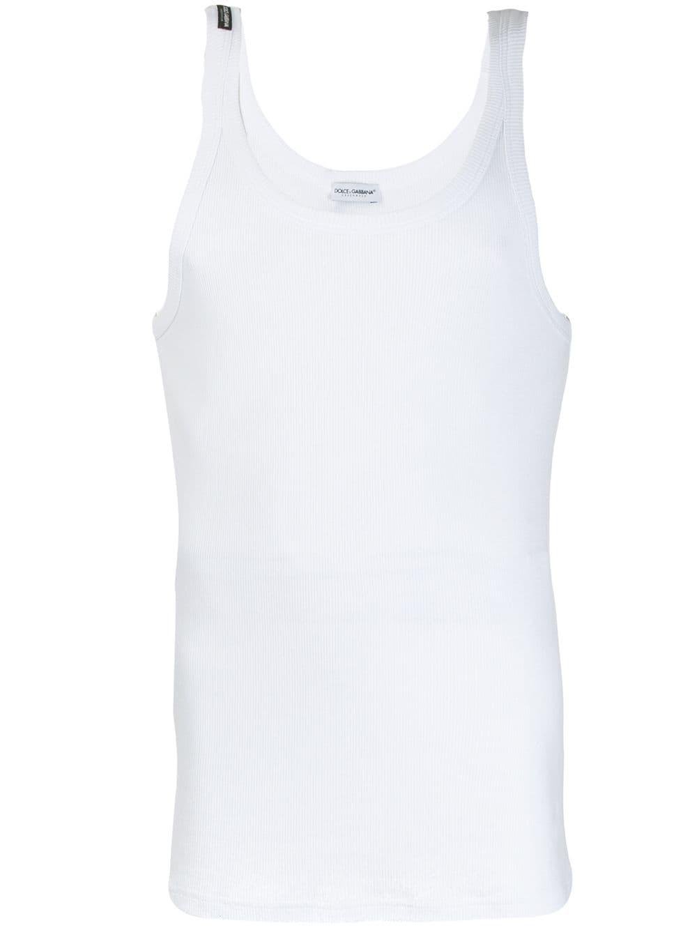ribbed tank top by DOLCE&GABBANA