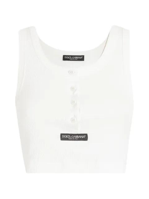 ribbed tank top by DOLCE&GABBANA