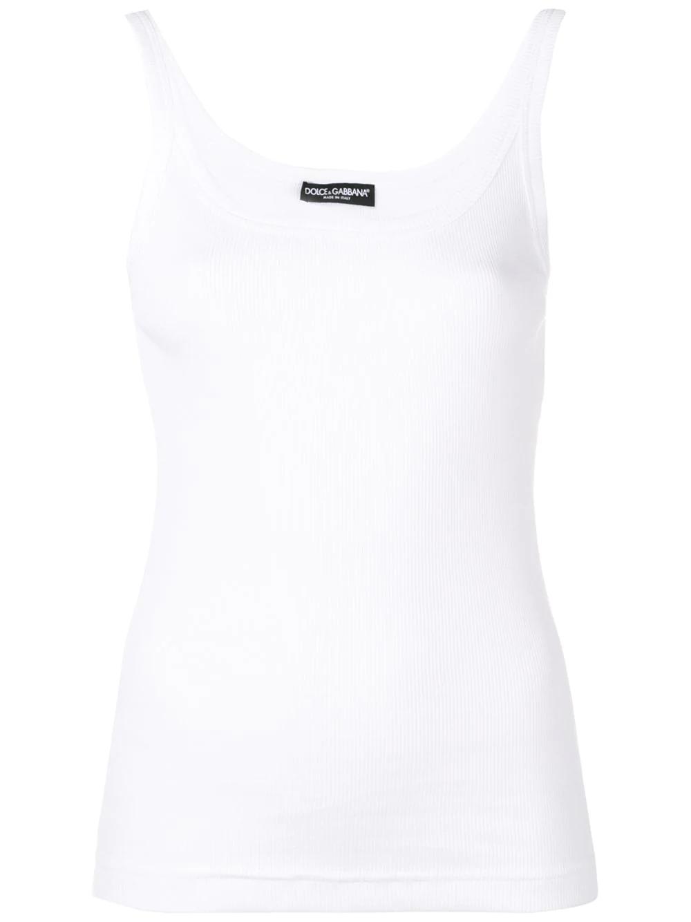 ribbed tank top by DOLCE&GABBANA