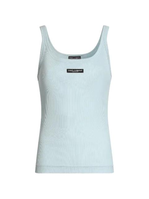 ribbed tank top by DOLCE&GABBANA