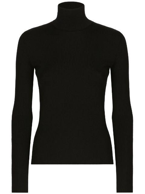 roll neck cashmere jumper by DOLCE&GABBANA