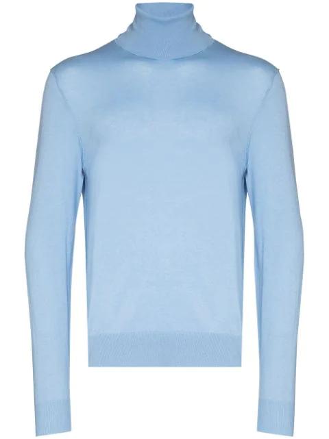 roll neck fine-knit jumper by DOLCE&GABBANA