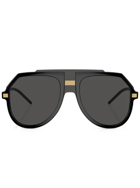 round-frame tinted sunglasses by DOLCE&GABBANA