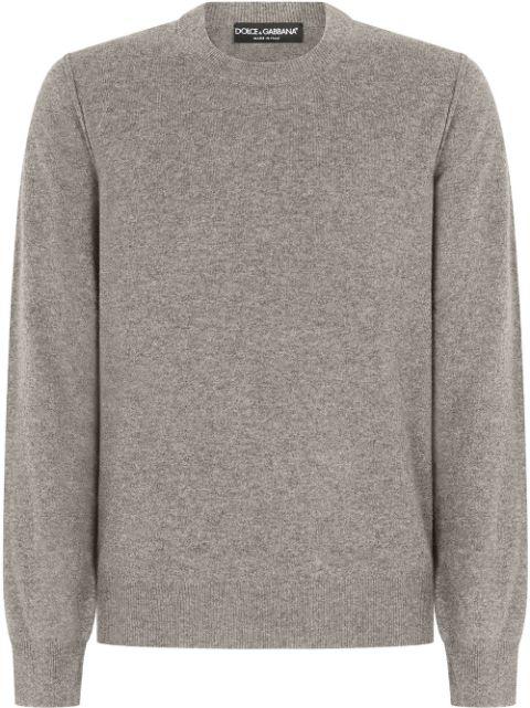 round-neck cashmere jumper by DOLCE&GABBANA