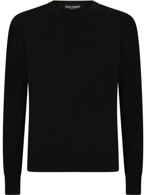round-neck cashmere jumper by DOLCE&GABBANA