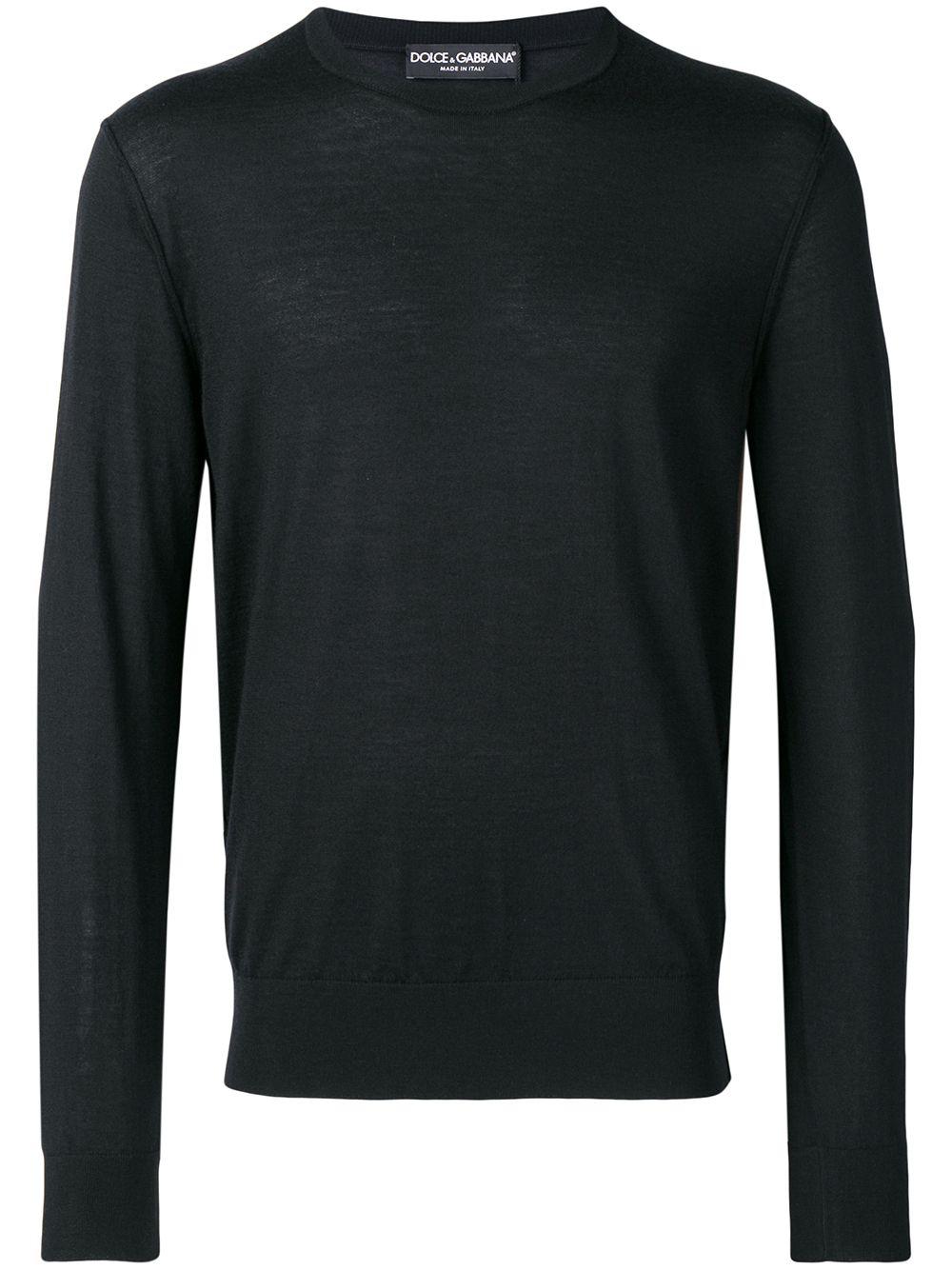 round-neck cashmere sweater by DOLCE&GABBANA