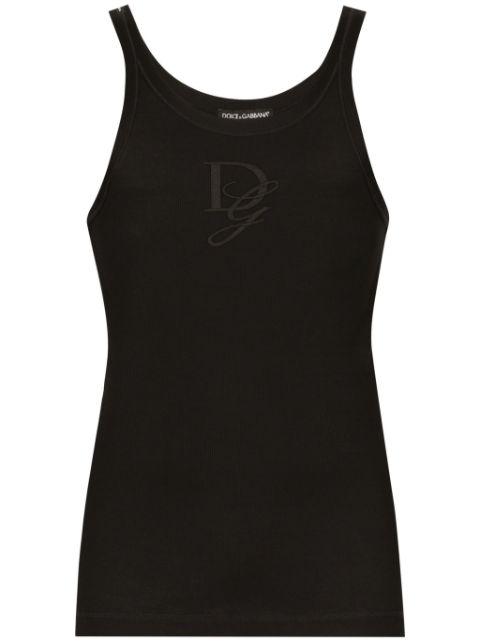 round neck sleeveless tank top by DOLCE&GABBANA