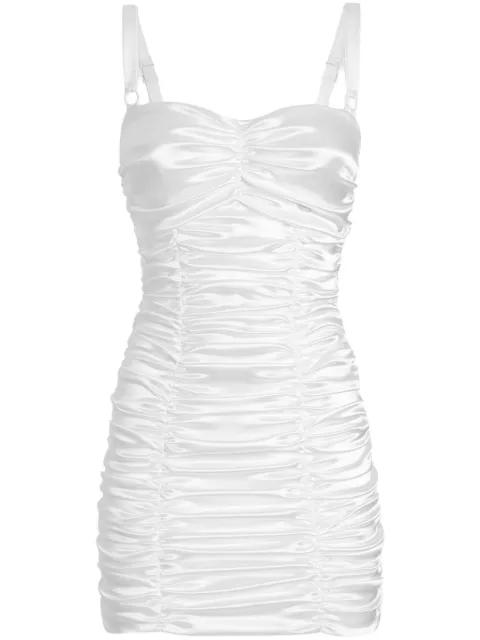 ruched mini dress by DOLCE&GABBANA