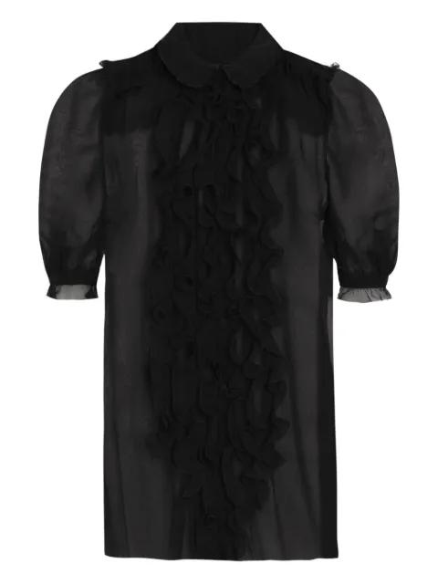 ruffled collared blouse by DOLCE&GABBANA