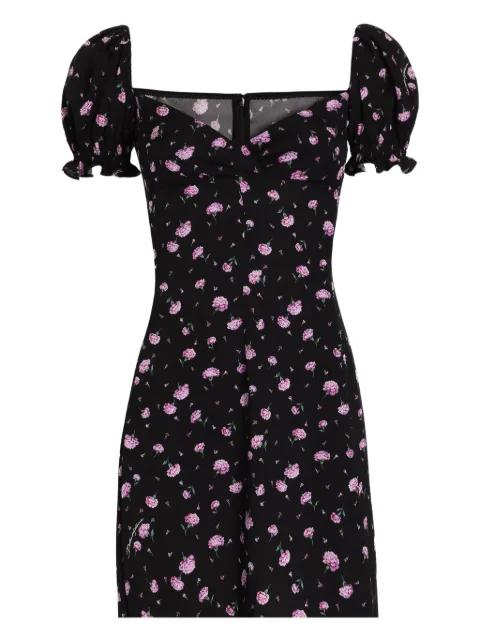 ruffled floral mini dress by DOLCE&GABBANA
