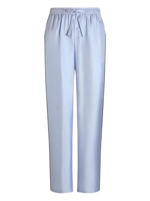 satin drawstring trousers by DOLCE&GABBANA