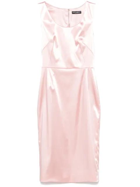 satin midi dress by DOLCE&GABBANA