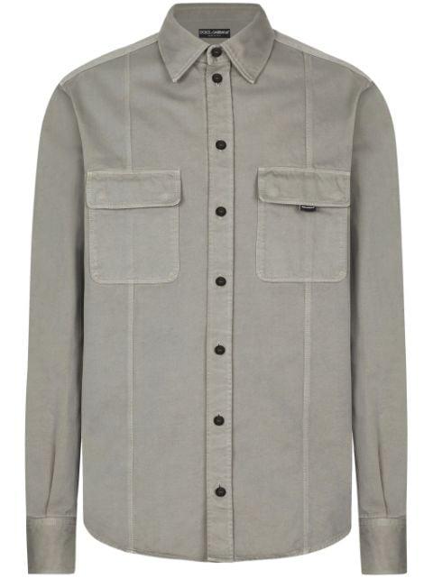 seam-detail shirt by DOLCE&GABBANA