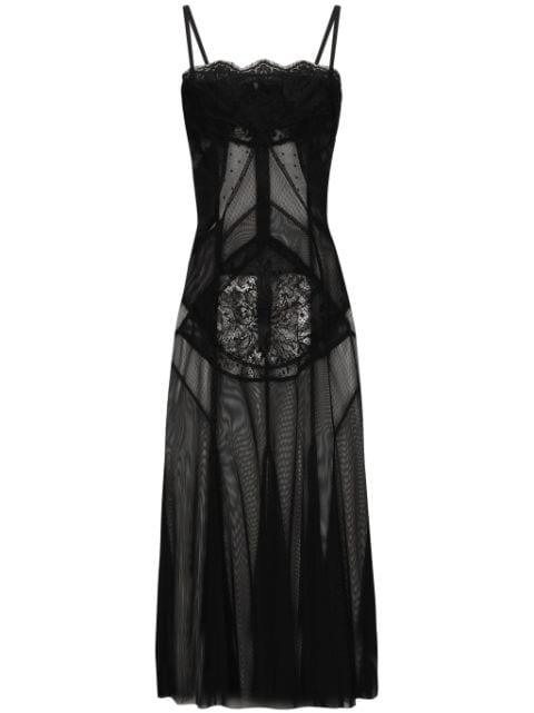 semi-sheer dress by DOLCE&GABBANA