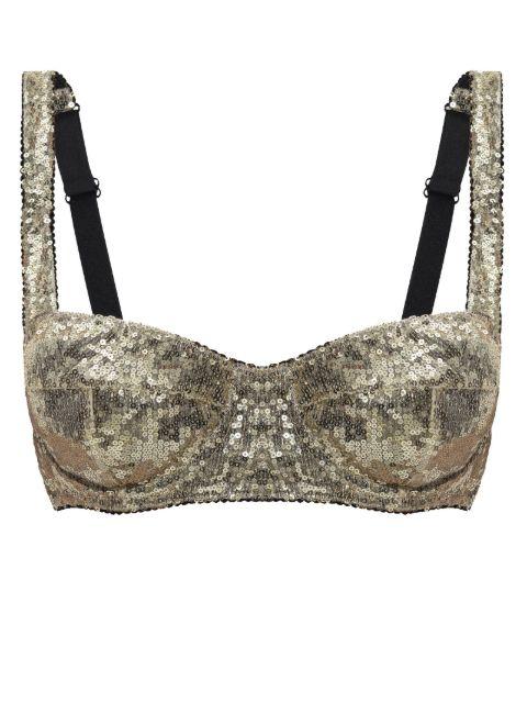 sequin bra by DOLCE&GABBANA