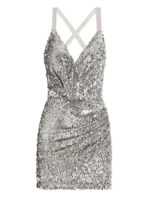 sequin crossover dress by DOLCE&GABBANA