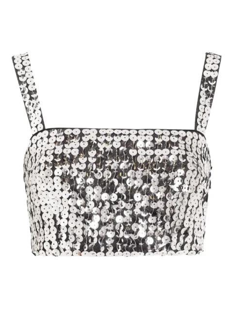 sequin-embellished top by DOLCE&GABBANA