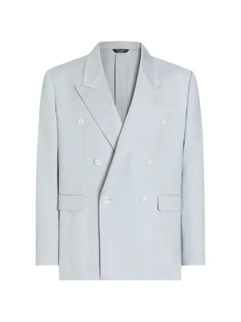 shantung viscose double-breasted jacket by DOLCE&GABBANA