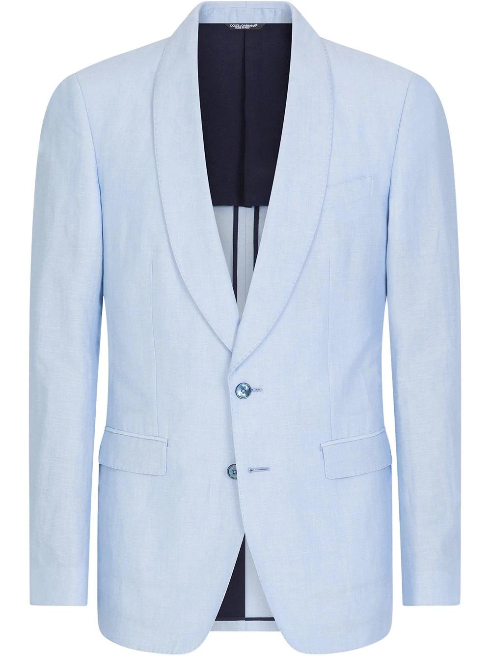 shawl lapel single-breasted blazer by DOLCE&GABBANA