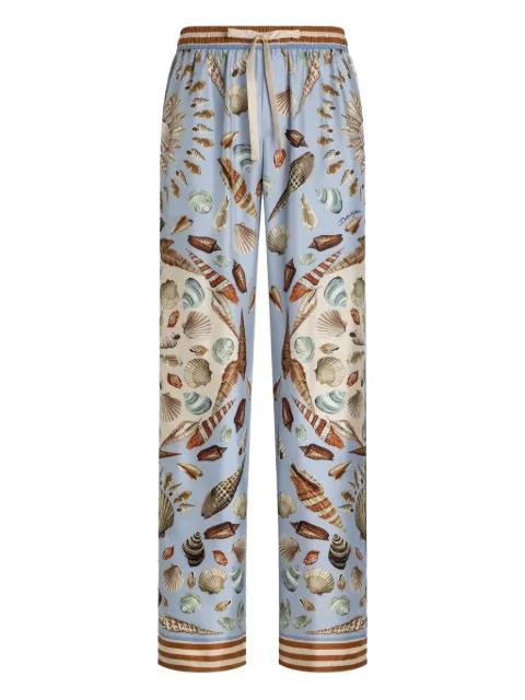 shell-print pajama trousers by DOLCE&GABBANA