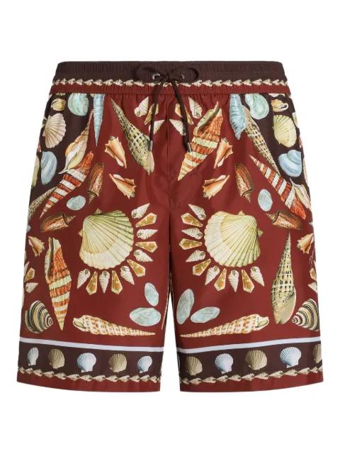 shell-print swim shorts by DOLCE&GABBANA