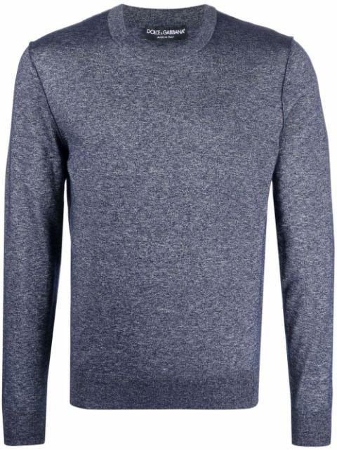 silk-cashmere blend knitted jumper by DOLCE&GABBANA