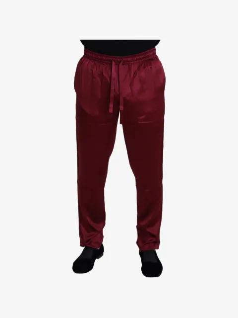 silk drawstring trousers by DOLCE&GABBANA