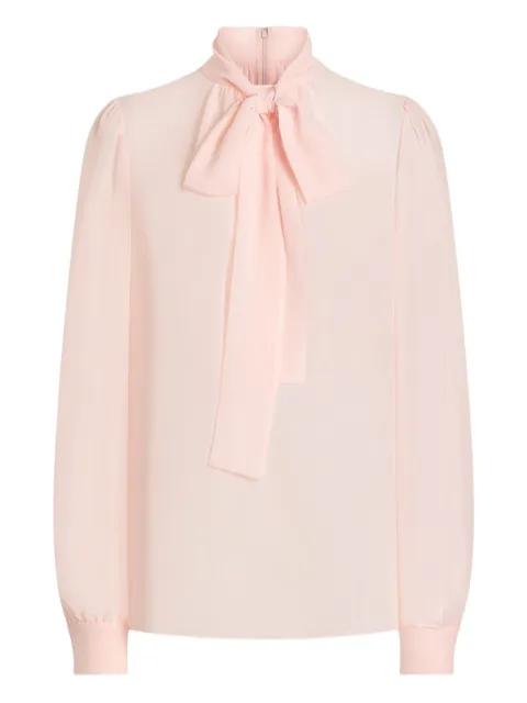 silk georgette blouse by DOLCE&GABBANA