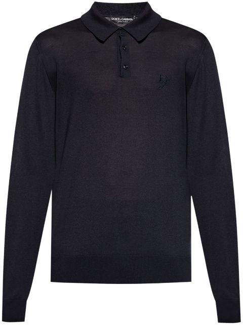 silk polo shirt by DOLCE&GABBANA