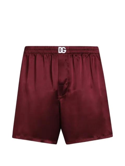 silk satin boxer shorts by DOLCE&GABBANA