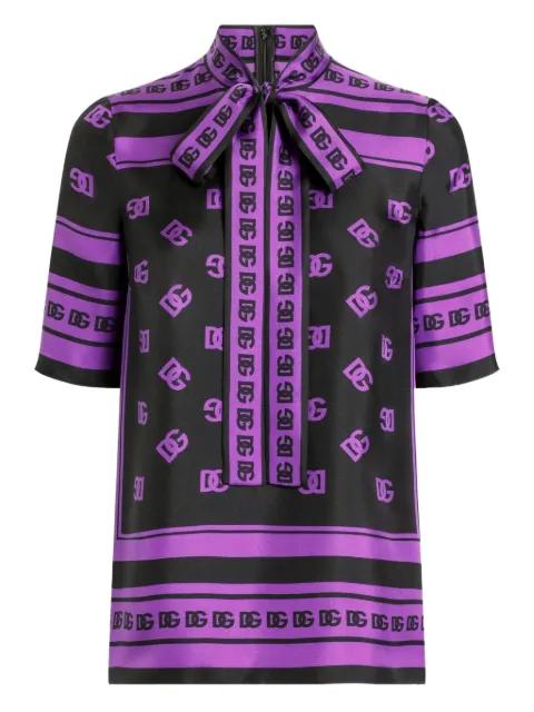 silk top by DOLCE&GABBANA